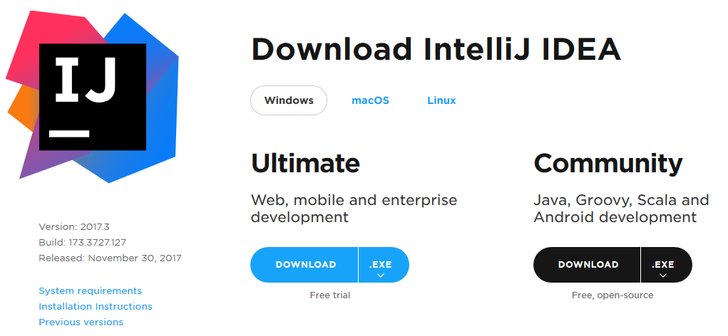 download intellij idea c#